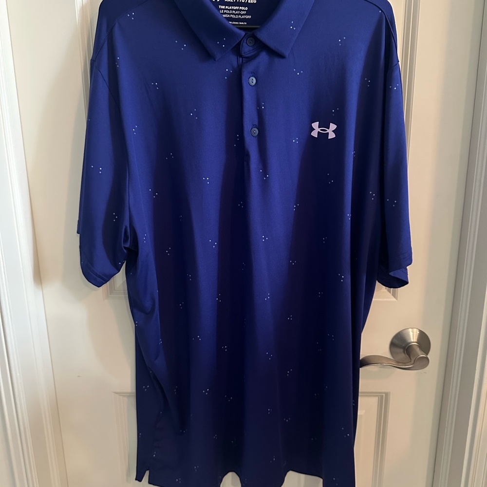 Under Armour Men's Blue Polo Shirt